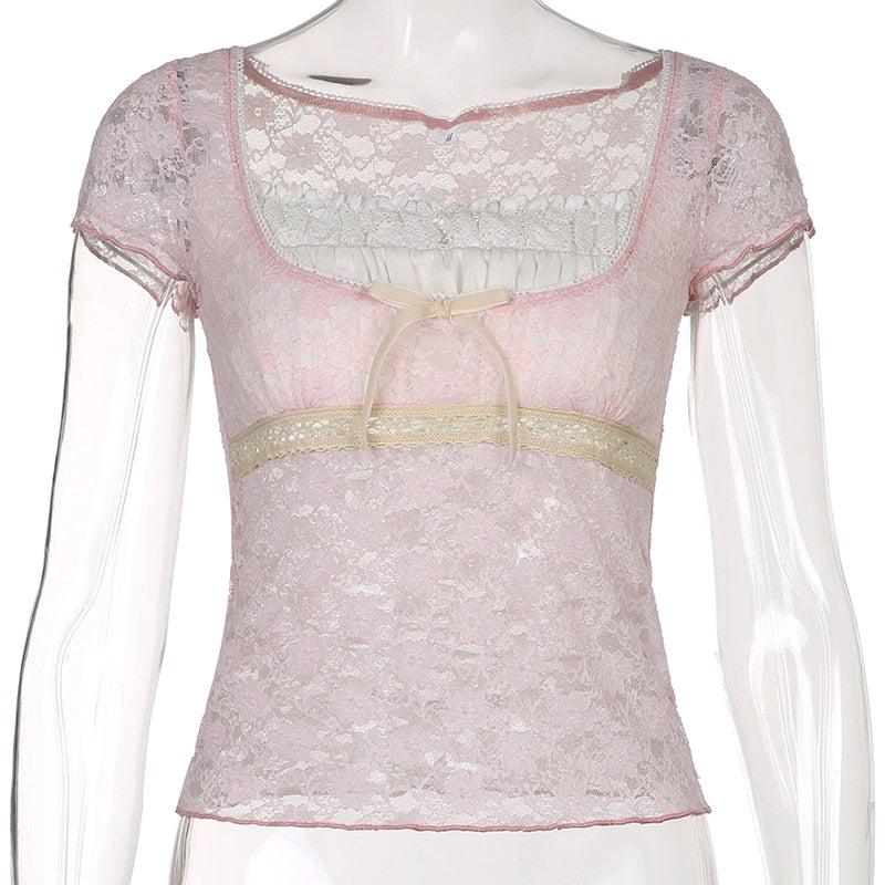 Pydshop Coquette Lace Detailed Top