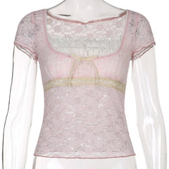 Pydshop Coquette Lace Detailed Top