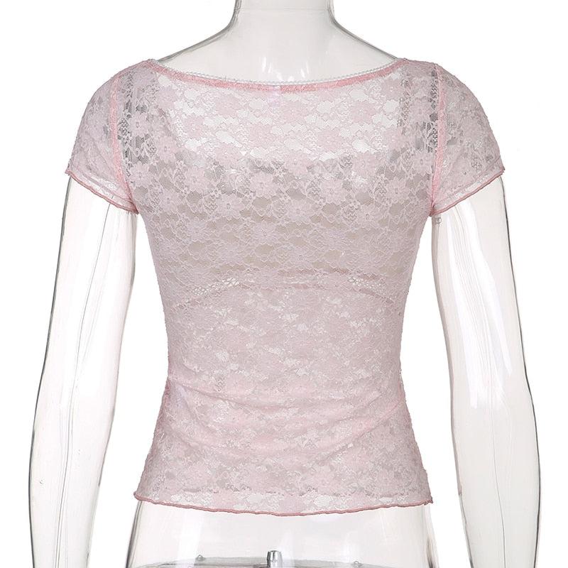 Pydshop Coquette Lace Detailed Top