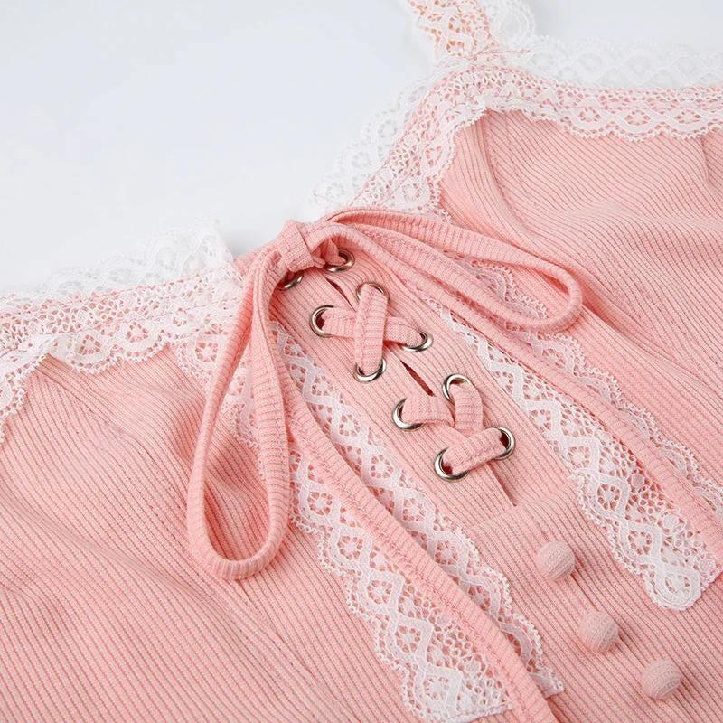 Pydshop Coquette Lace Up Corset Top