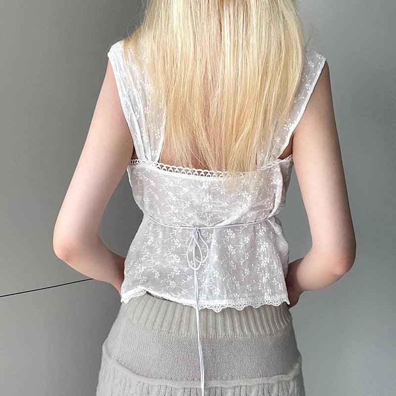 Pydshop Coquette Square Neckline Top