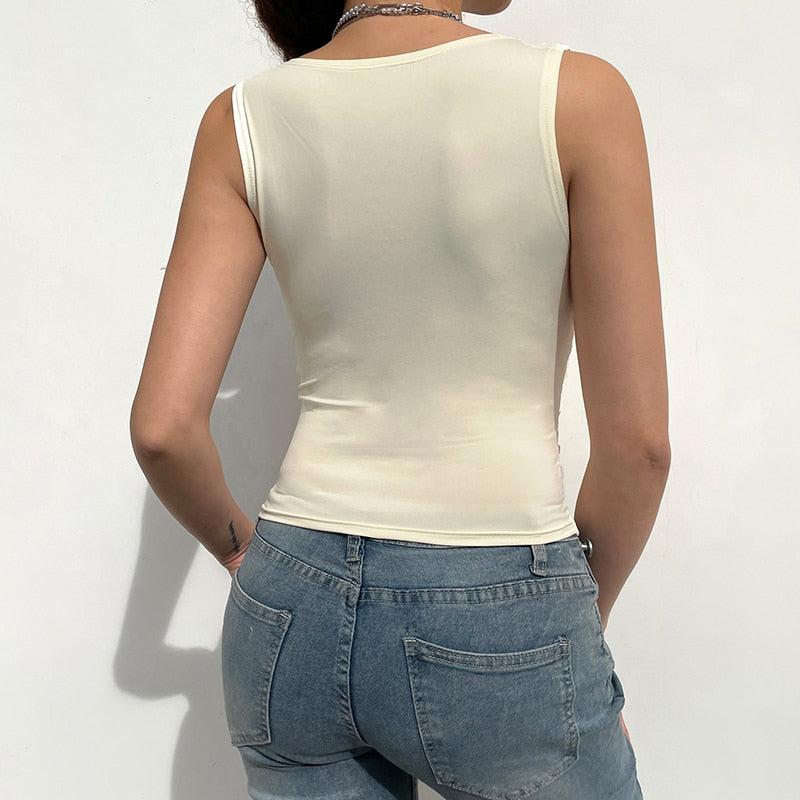 Pydshop Coquette V-neck Lace Crop Top