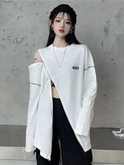 Pydshop Cyberpunk Cross Zip-Up Top