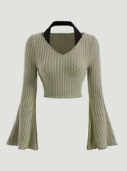 Pydshop Daisha Flare Sleeve Top