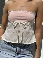 Pydshop Deana Lace Strapless Top