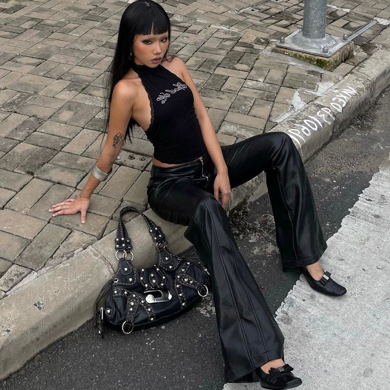 Pydshop Diamond Letter Halter Top