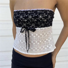 Pydshop Elka Lace Strapless Top