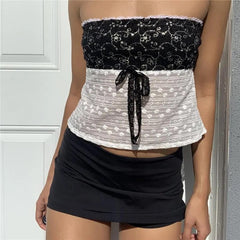 Pydshop Elka Lace Strapless Top