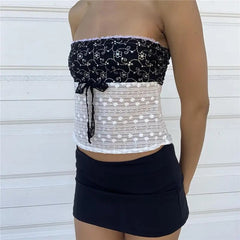 Pydshop Elka Lace Strapless Top