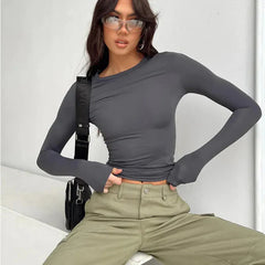 Pydshop Evony Long Sleeve Basic Top