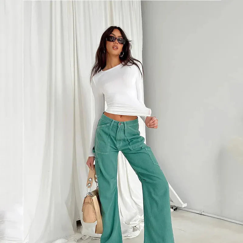 Pydshop Evony Long Sleeve Basic Top