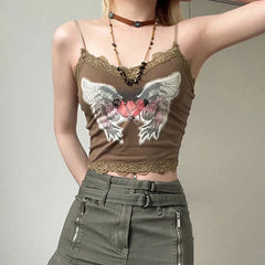 Pydshop Fairy Grunge Angel Wings Top