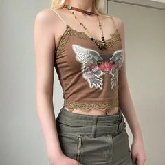 Pydshop Fairy Grunge Angel Wings Top