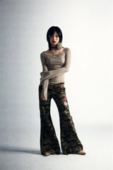 Pydshop Fairy Grunge Back Print Top