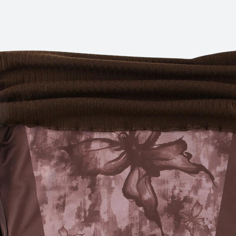 Pydshop Fairycore Butterfly Ruched Off Shoulder Top