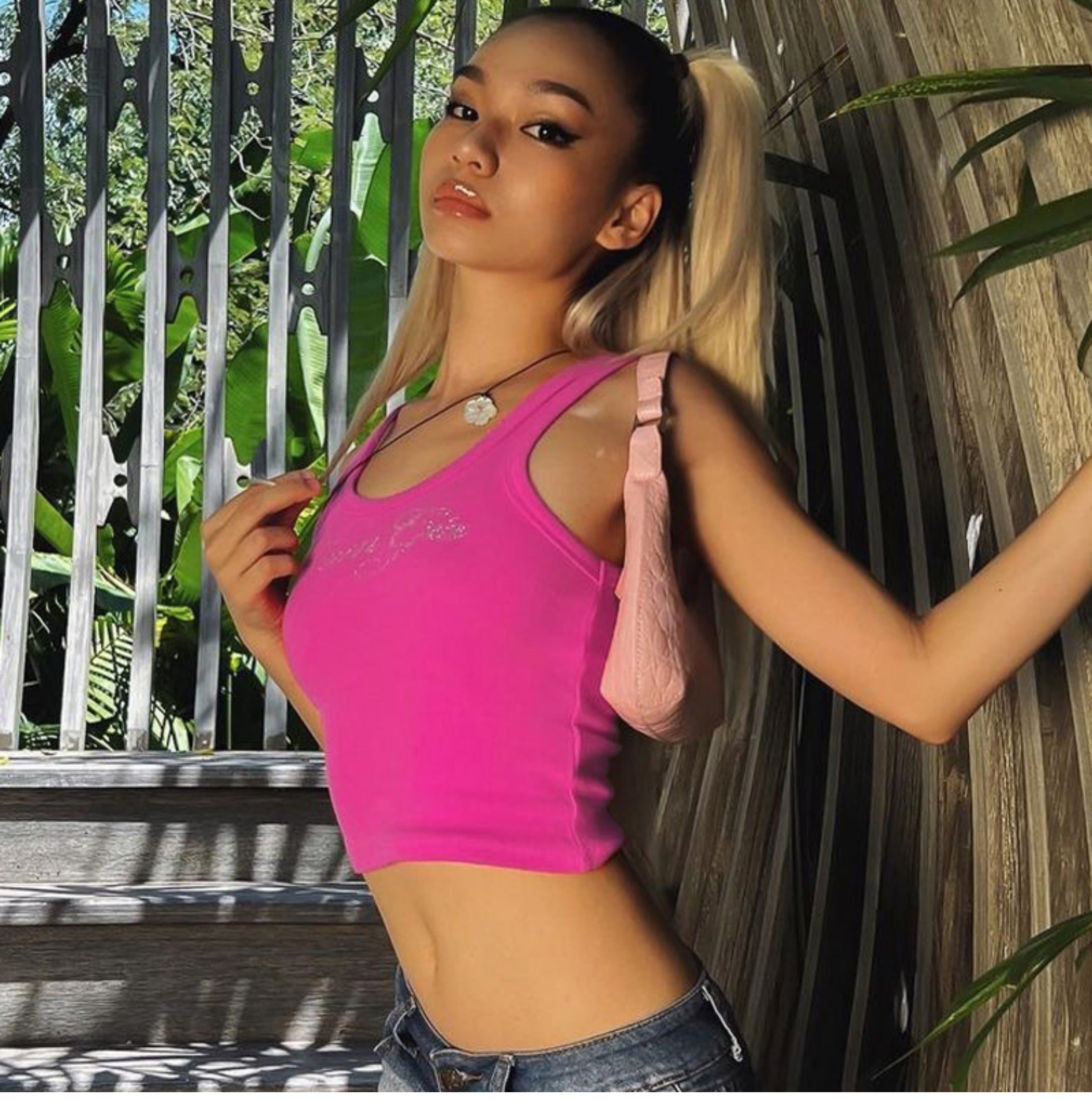 Pydshop Farm Girl Letter Print Crop Top