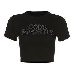 Pydshop God's Favorite Crop Top