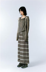Pydshop Grunge Asymmetric Long Sleeve Lace Top