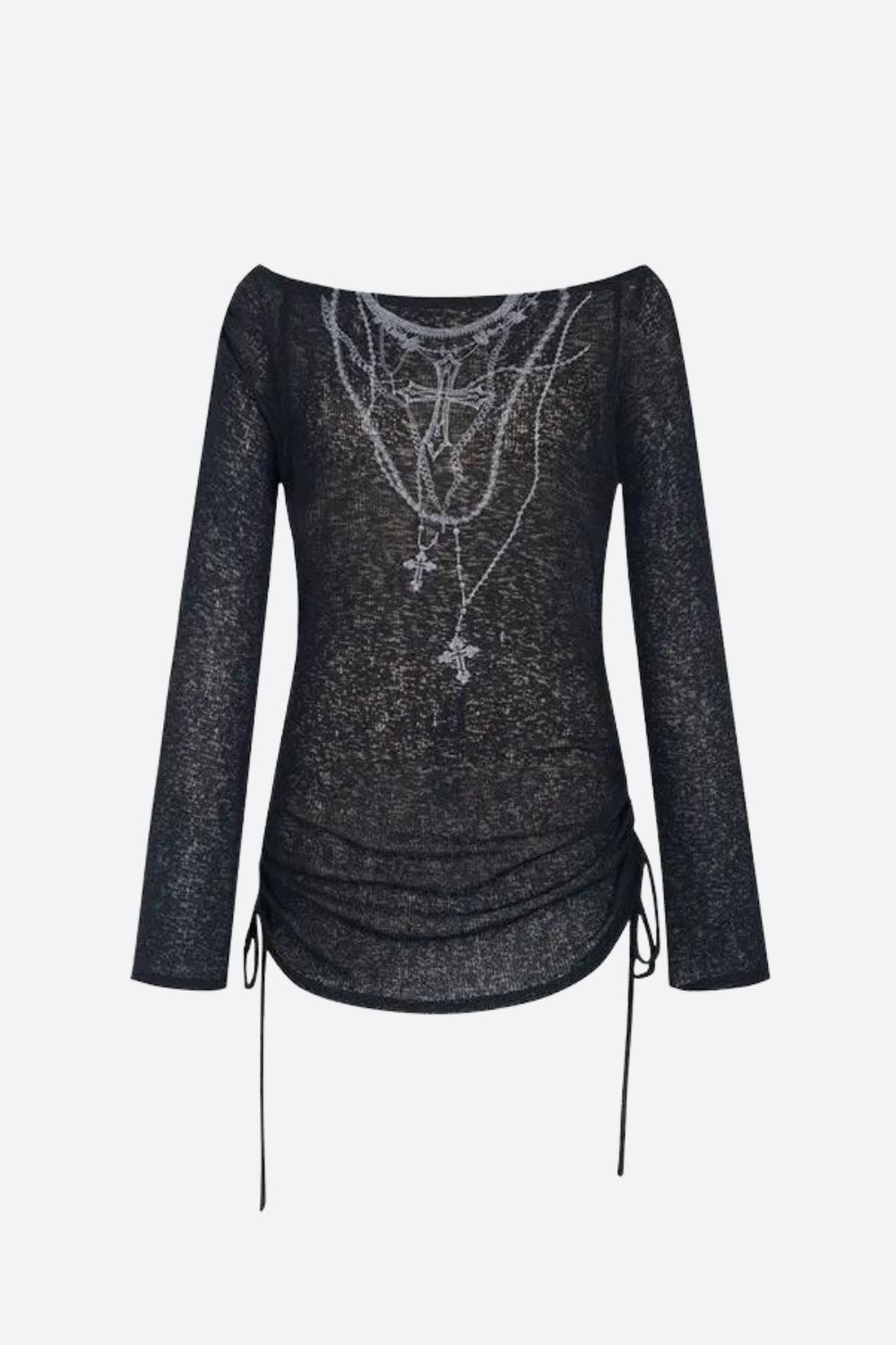Pydshop Grunge Cross Necklace Designed Top