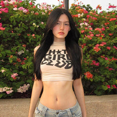 Pydshop Hot Girl Club Print Top