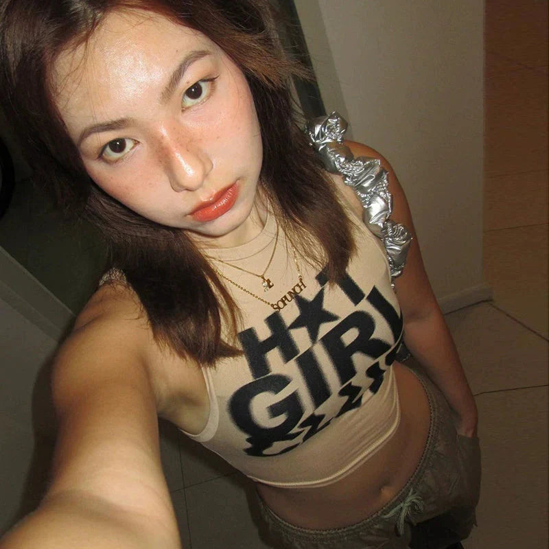 Pydshop Hot Girl Club Print Top