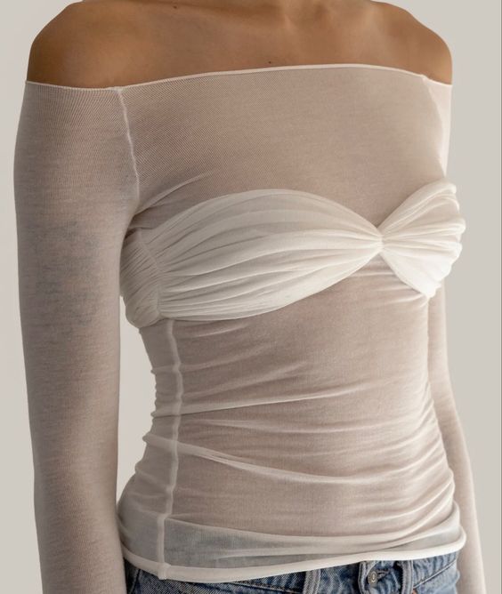 Pydshop Karalyn Mesh Long Sleeve Top