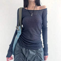 Pydshop Knitted Mesh Backless Top