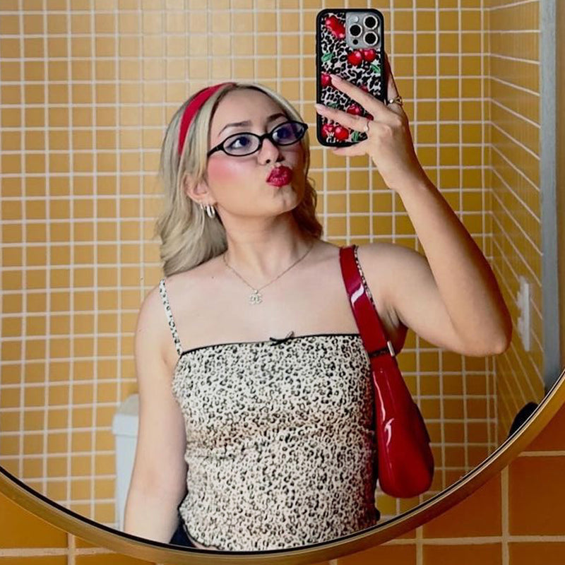 Pydshop Amberly Leopard Print Top