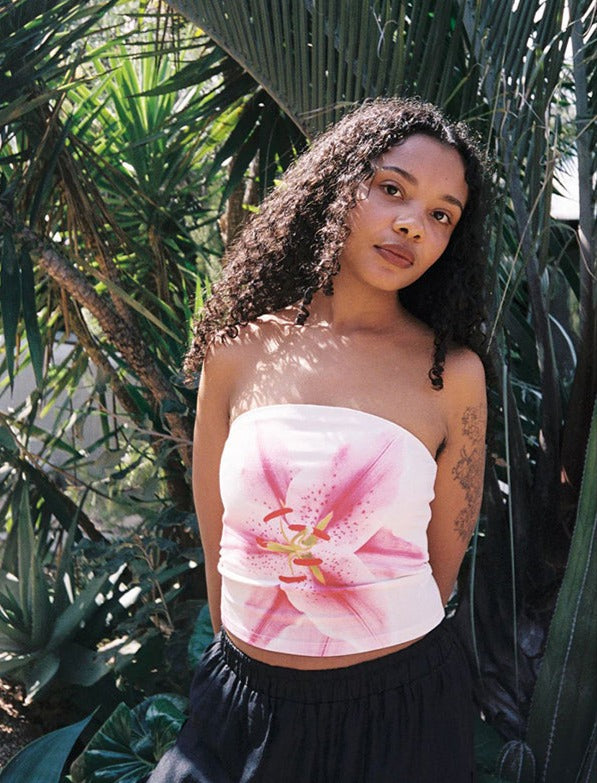 Pydshop Alexys Lace Strapless Top