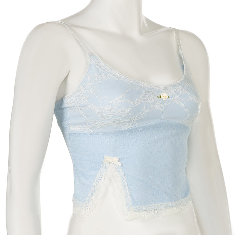 Pydshop Harlow Lace Slit Cami Top