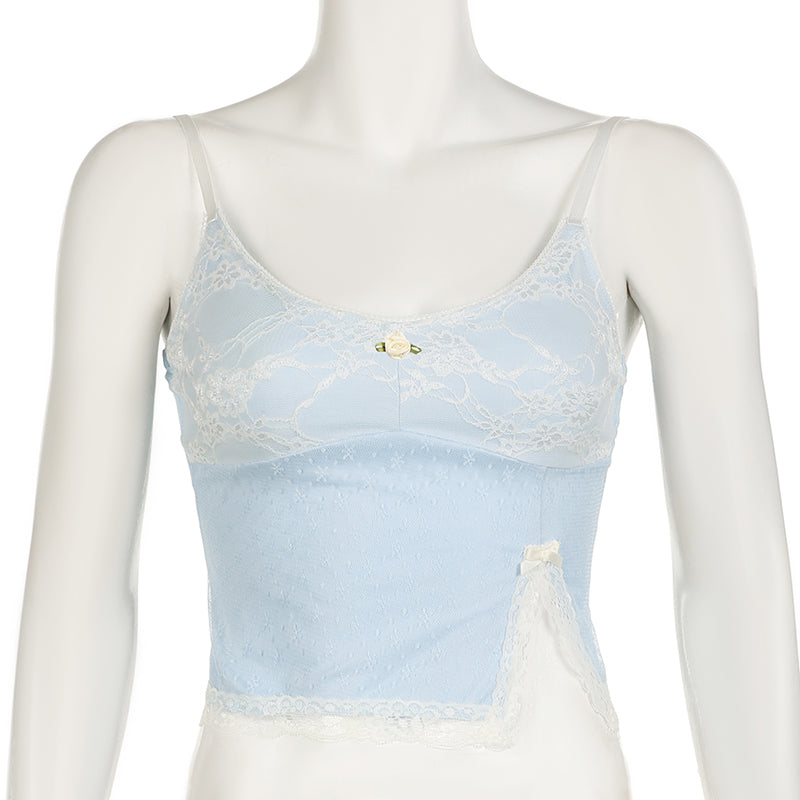 Pydshop Harlow Lace Slit Cami Top