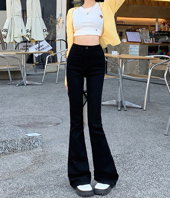 Vintage Mid Waist Flare Jeans