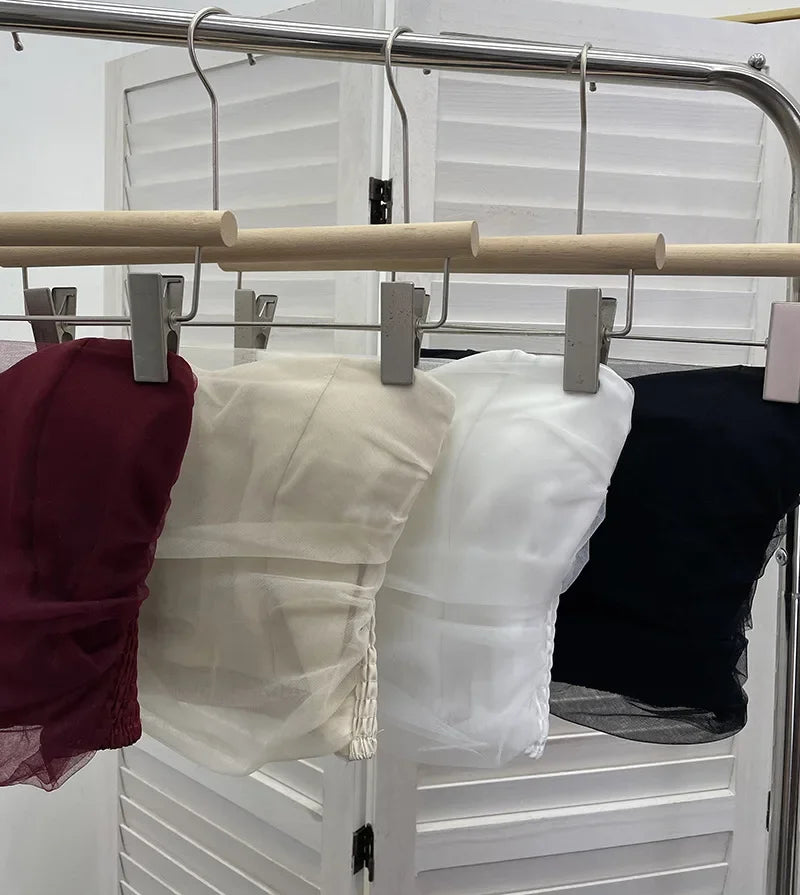 Pydshop Ladies Sexy Thai Hot Girl Mesh Splicing Chest Wrap Sleeveless Top Short Navel Baring Slim Tube Top With Breast Pads 8865 Outfits