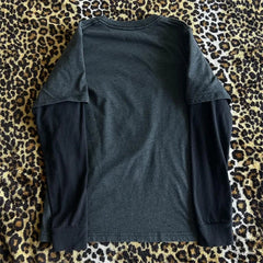 Pydshop Fairy Grunge Wing Skull Graphic T-Shirts Women Y2k Gothic Long Sleeve Tee Top Vintage Aesthetic Emo Clothes 2000s Streetwear