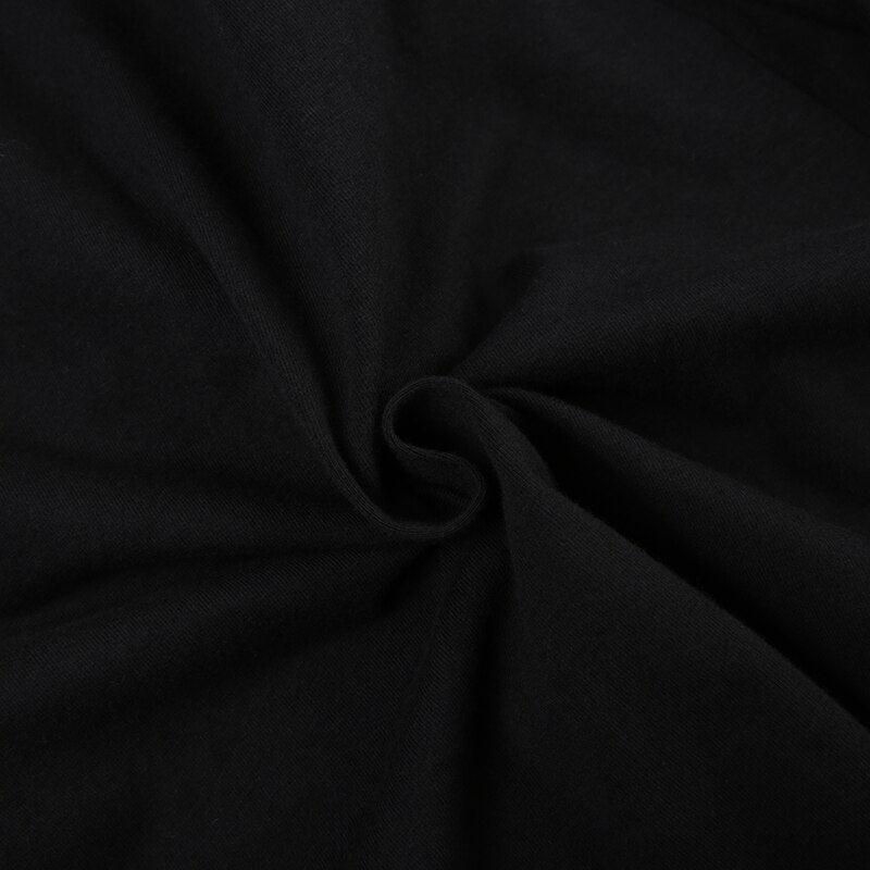 Pydshop Black Stripe Stitching Short Sleeve Top