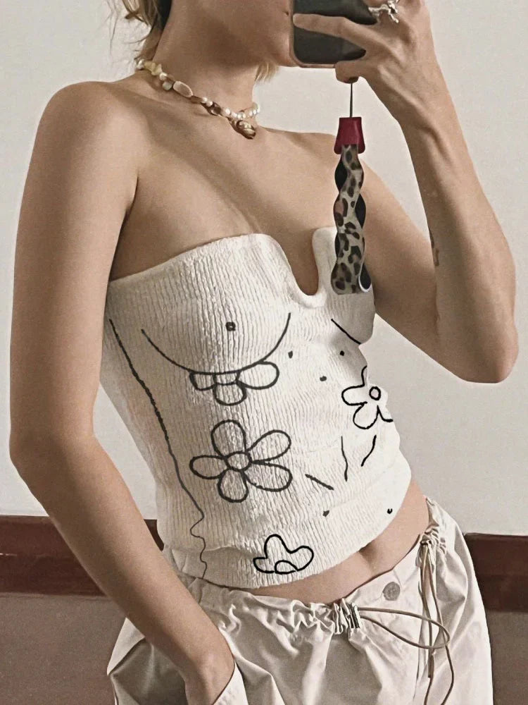 Pydshop Floral Tube Top