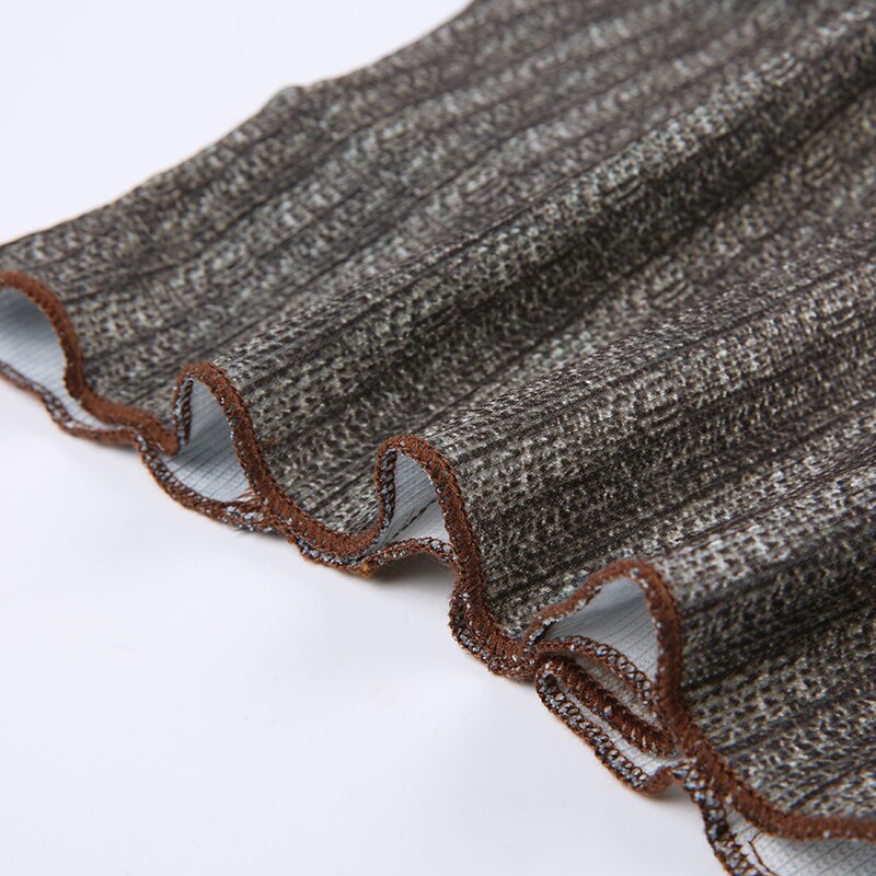 Pydshop Brown Lace Patchwork Slim Sleeveless Top