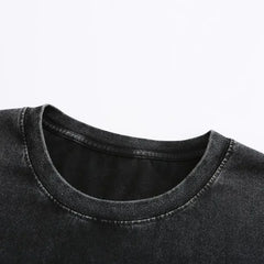 Pydshop Flourish And Blotts Tshirt 100% Cotton Washed Distressed Top Dark College T Shirt Subtle Bookish Merch Y2K Top
