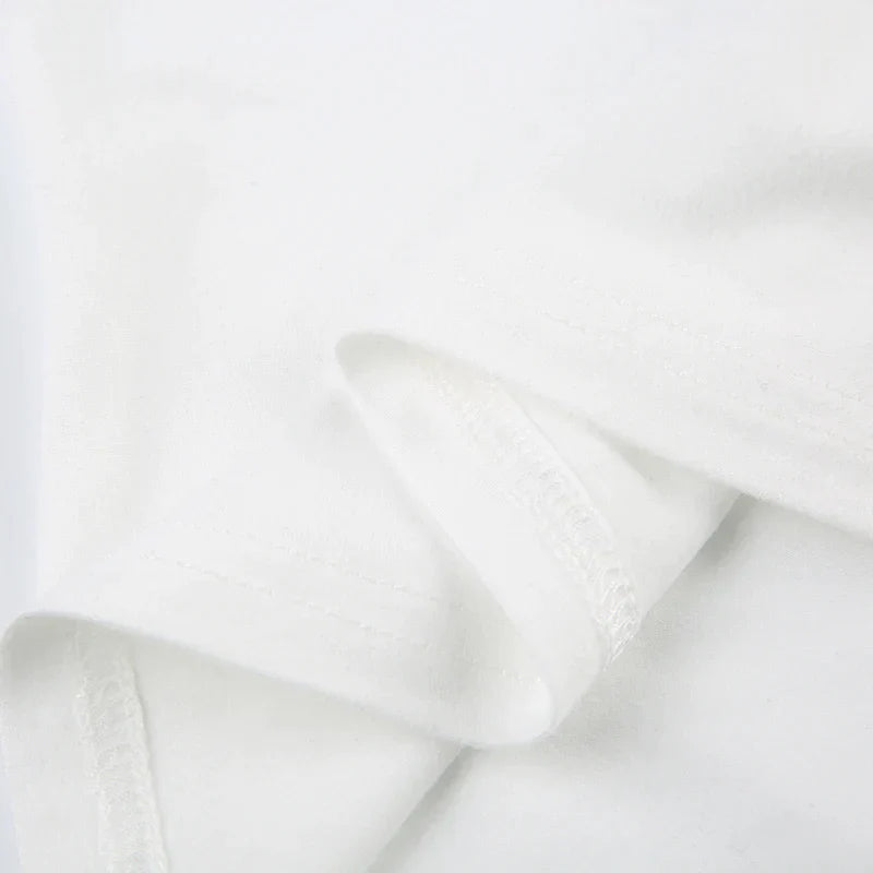 Pydshop 2024 Fashion Woman tops y2k style White Turtleneck Long Sleeves Top