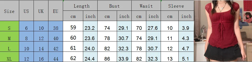 Pydshop Elegant Lady Square Collar T-shirt Kawaii Bow Short Sleeve Pullovers Tees Y2K Vintage Fairy Grunge Women Crop Top Retro Clothes