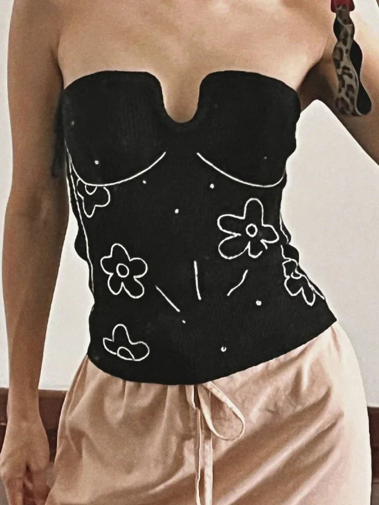 Pydshop Floral Tube Top