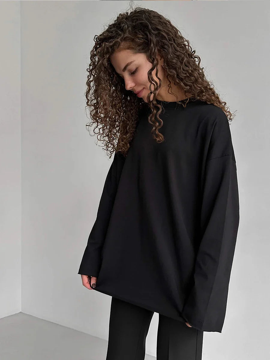 Pydshop Basic O-neck 100% Cotton T Shirt Women Loose Oversized Pullover Chic Cusual Tees Female Tops Girl Clothing 11 Colors