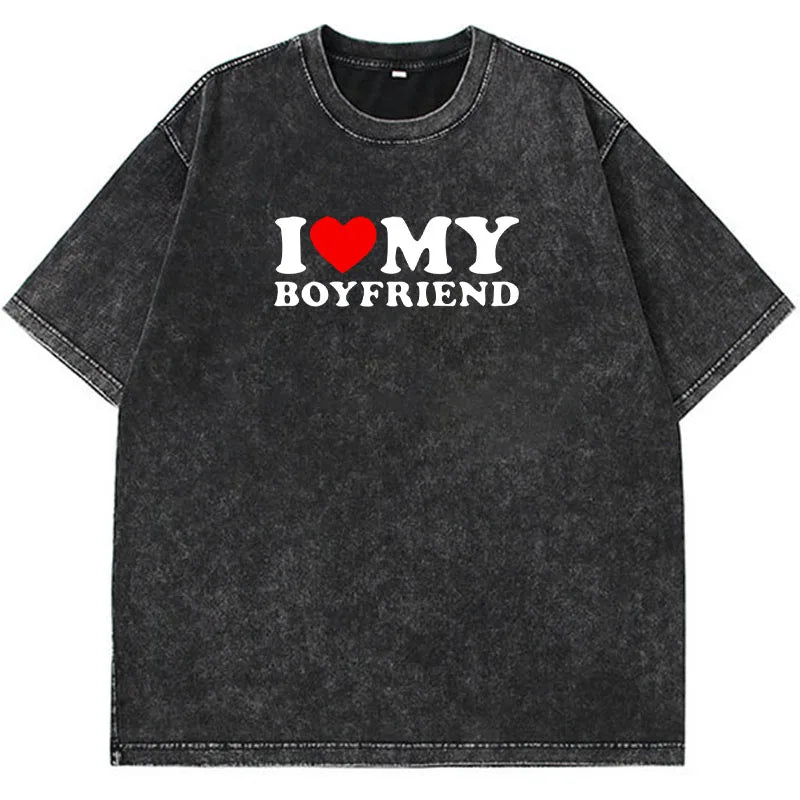 Pydshop Acid Washed Vintage T Shirt Streetwear Hip Hop Punk Harajuku Print T Shirt Women Casual Cotton Short Sleeve Tops Y2k