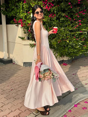 Chic Square Neck Summer Dress