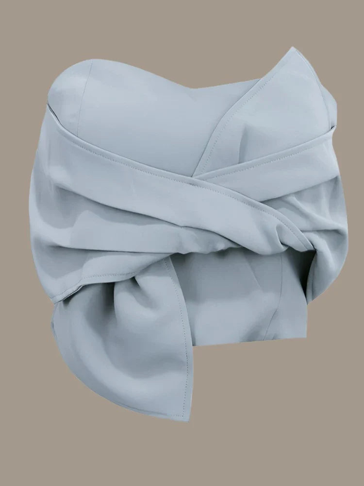 Pydshop Bow Off Shoulder Bustier Tube Top