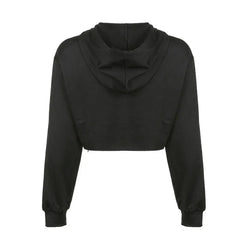 Pydshop Women Y2k Gothic Crop Sweatshirt Skeleton Halloween Long Sleeve Hoodie Top Casual Goth Pullover Crop Top Emo Clothings