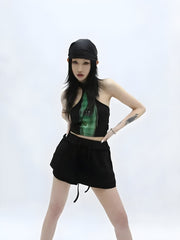 Pydshop Y2K Cropped Halter Top