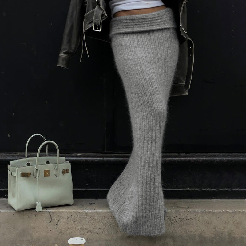 Pydshop Off-shoulder Waisted Lazy Sweater Female Autumn Winter Warm Long Sleeve Knit Pullover Sweater Hot Girl Casual Woolen Top