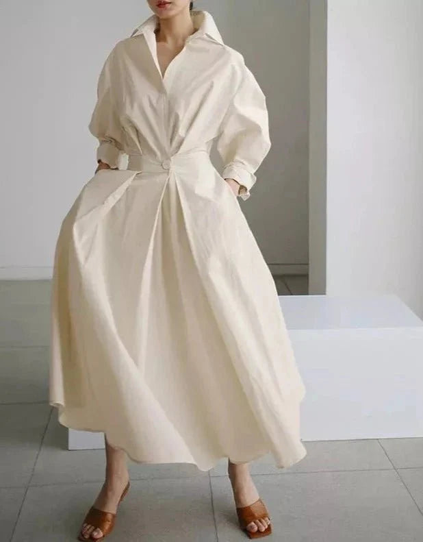 Balloon Long Shirt Dress Oversized Sundress