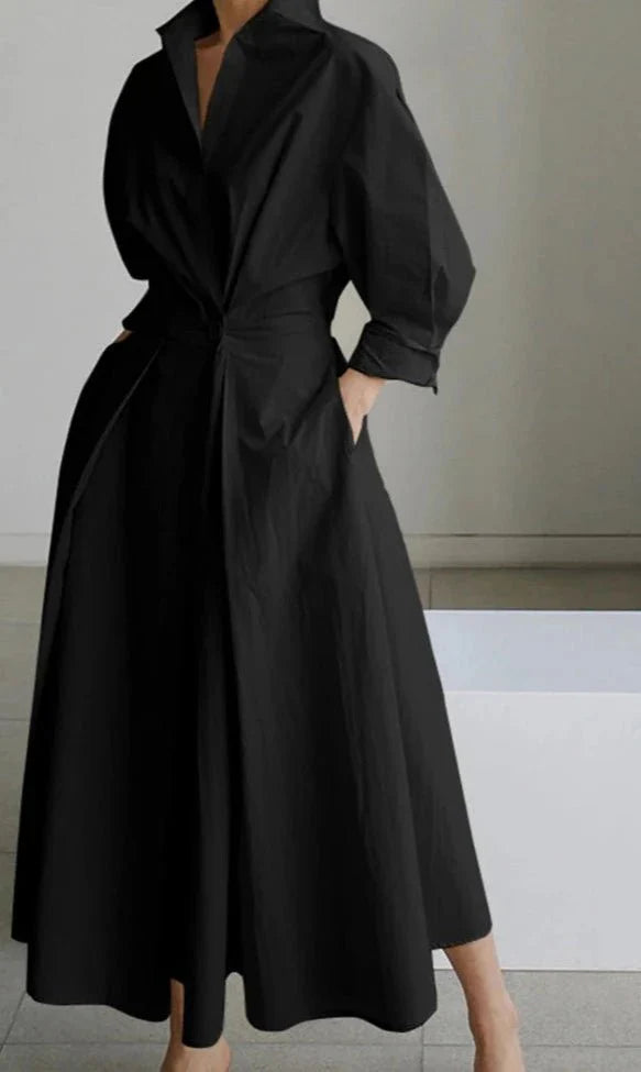Balloon Long Shirt Dress Oversized Sundress